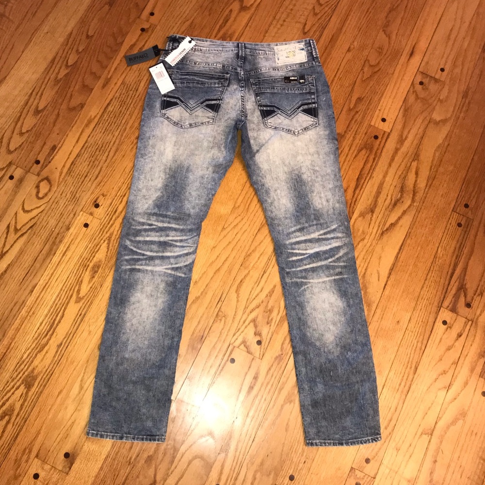 NWT BUFFALO ASH-X SLIM STRAIGHT LEG JEANS 30X32 - Picture 2 of 8